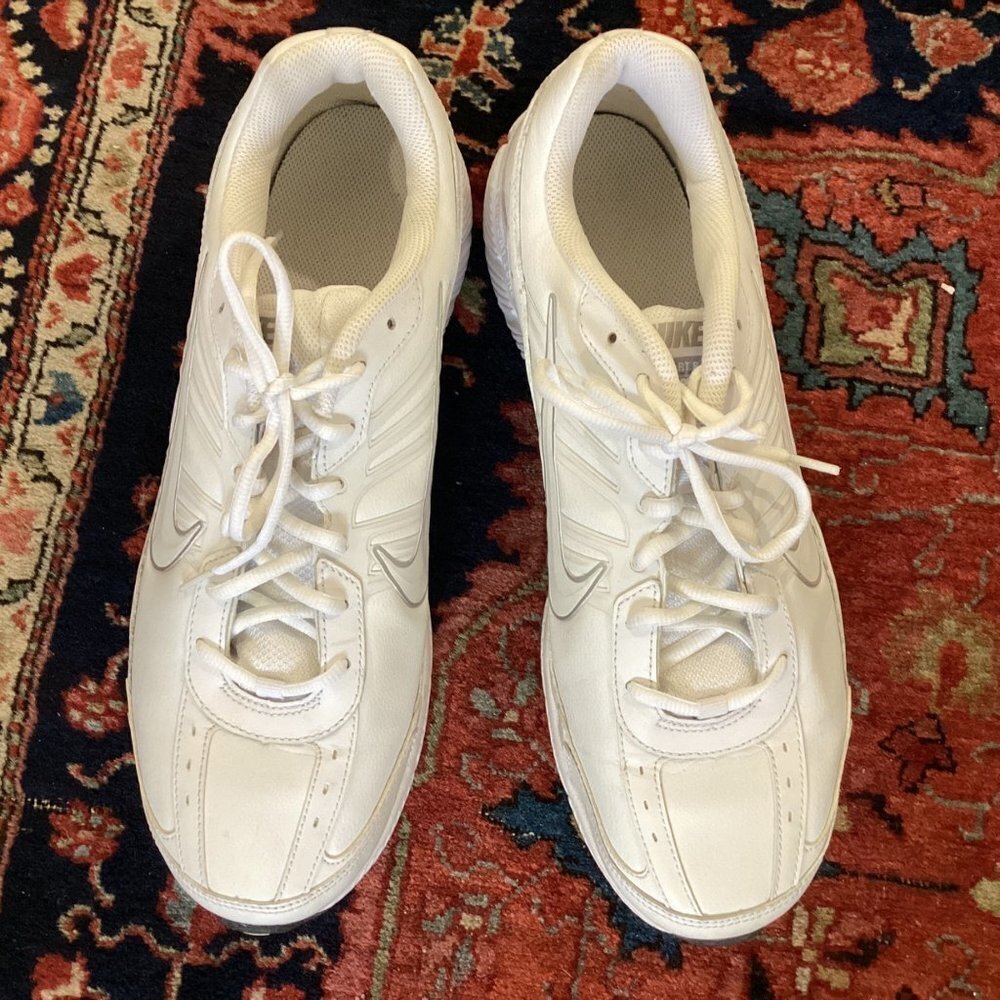 Nike Dart 8 - 2010 white/white  Mens Sz 14 Running Shoes